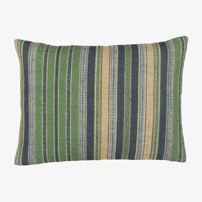 The Rug Seller Almacan Cushion by William Yeoward in Grass Green