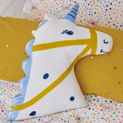 The Rug Seller Galaxy Unicorn Velvet Cushion by Joules in Multi&nbsp;35x40cm