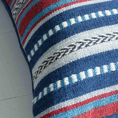 The Rug Seller Indus Cushion by William Yeoward in Rouge Red60x40cm