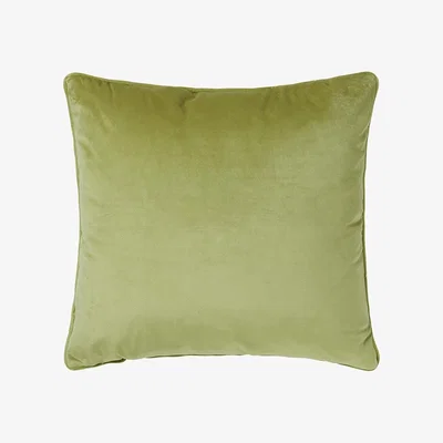 The Rug Seller Bellini Velvet Cushion in Moss Green45x45cm