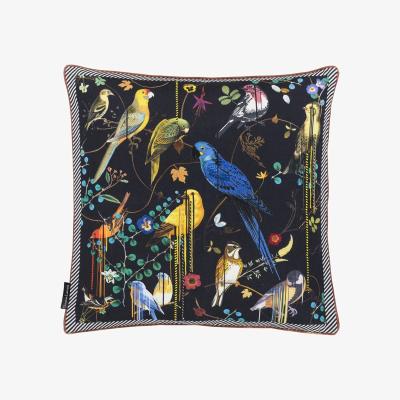 The Rug Seller Christian Lacroix Birds Sinfonia Cushion in Crepuscule