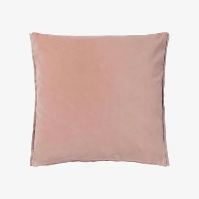 The Rug Seller Designers Guild Varese Plain Cushion in Cameo Pink