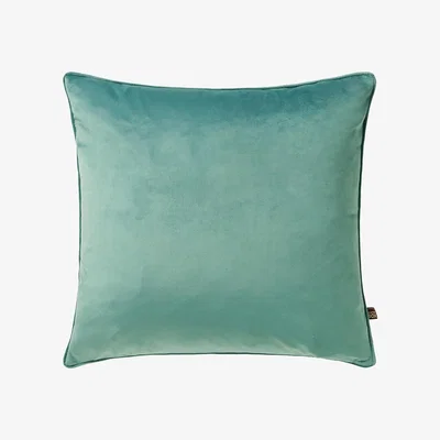The Rug Seller Bellini Velvet Cushion in Sea Mist Blue58x58cm