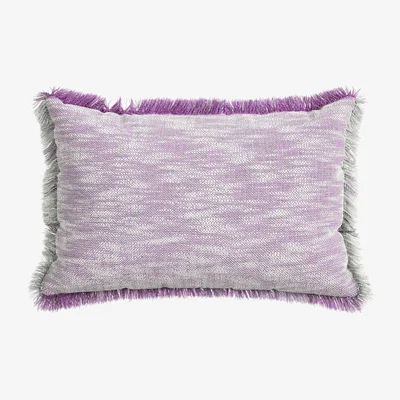 The Rug Seller Budding Brights Minnie Cushion by Helena Springfield in Lavender Purple&nbsp;30x50cm