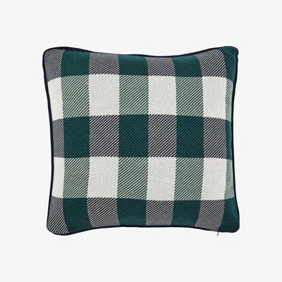 The Rug Seller House Check Jacquard Knitted Cushion by Ted Baker in Multi&nbsp;45x45cm