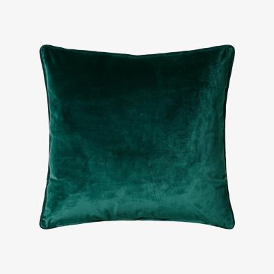 The Rug Seller Bellini Velvet Cushion in Emerald Green58x58cm