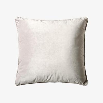 The Rug Seller Bellini Velvet Cushion in Silver Grey45x45cm