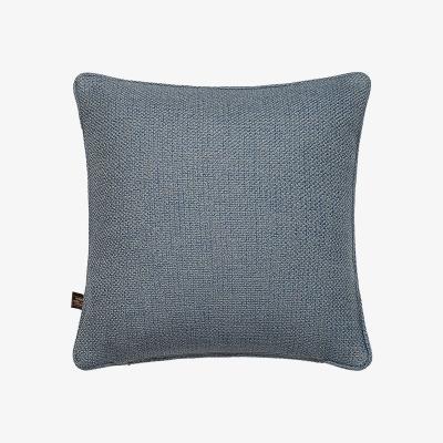 The Rug Seller Hadley Textured Jacquard Cushion in Blue58x58cm