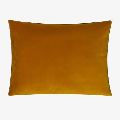 The Rug Seller Designers Guild Cassia Plain Cushion in Saffron Orange