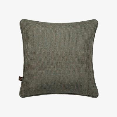 The Rug Seller Hadley Textured Jacquard Cushion in Green43x43cm