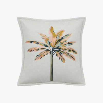 The Rug Seller Urban Forager Botanical Cushion by Ted Baker in Basil Green