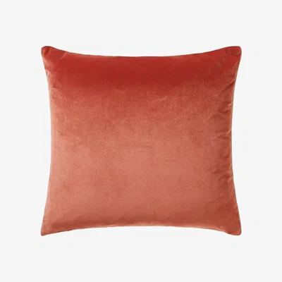 The Rug Seller Bellini Velvet Cushion in Peach Orange45x45cm
