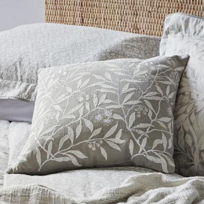 The Rug Seller Pure Pimpernel Cushion By Morris & Co in Light Grey