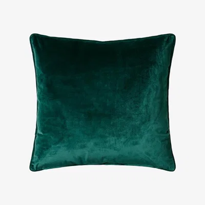 The Rug Seller Bellini Velvet Cushion in Emerald Green45x45cm