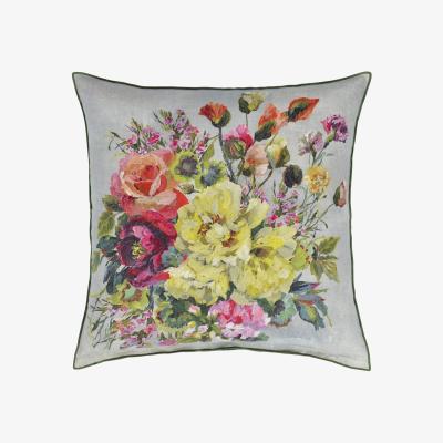 The Rug Seller Designers Guild Grandiflora Rose Epice Floral Cushion&nbsp;55x55cm