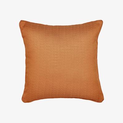 The Rug Seller Eden Plain Cushion by Helena Springfield in Ginger Orange&nbsp;45x45cm