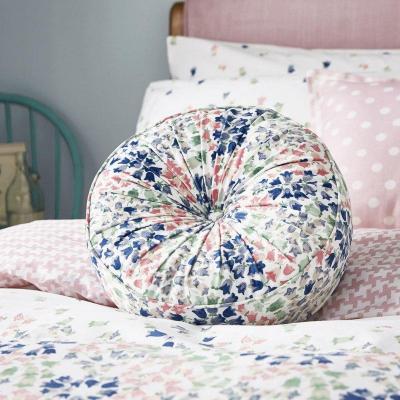 The Rug Seller Bluebells Floral Circle Cushion by Cath Kidston in Multi