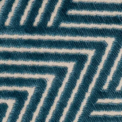 The Rug Seller Vesper Geometric Cushion in Blue58X58cm