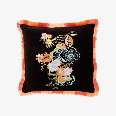 The Rug Seller Retro Floral Cotton Cushion by Ted Baker in Multi45x45cm
