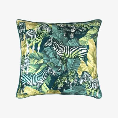 The Rug Seller Madagascar Jungle Cushion in Green