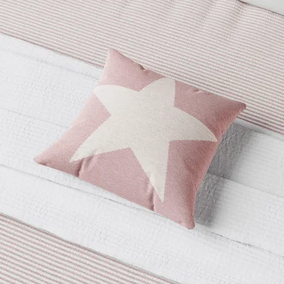 The Rug Seller Long Island Star Cushion by Helena Springfield in Pink&nbsp;45x45cm