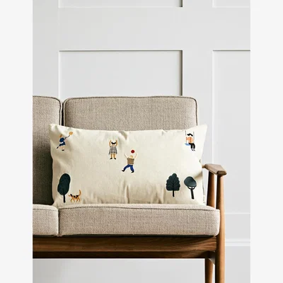 Rose & Grey Ferm Living The Park Cushion - Natural