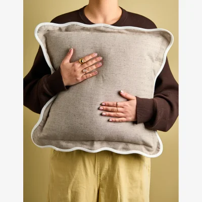 Rose & Grey Greige Ariel Cushion