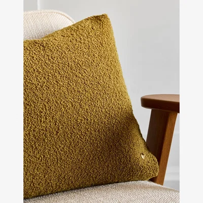 Rose & Grey Ferm Living Clean Wool Boucle Cushion - Sugar Kelp