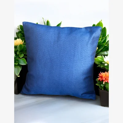 Royal Craft Plain Scatter Cushion (Pack of 2) - Blue