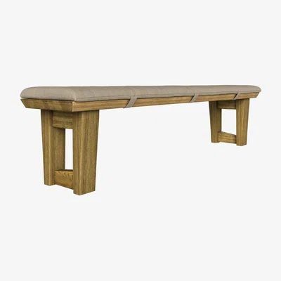 Sofa.com Aspen Large Dining Bench Cushion in Shearling Hygge Chunky Weave