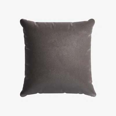 Sofa.com 45x45cm Scatter Cushion in Shale Aquaclean Clever Velvet