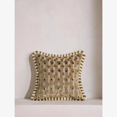 Soho Home Jeremiah Square Cushion, Caramel