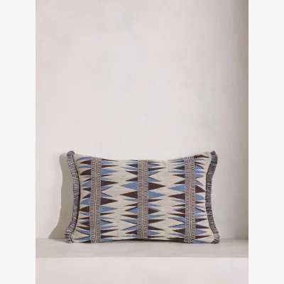 Soho Home Irving Oblong Cushion, Sky