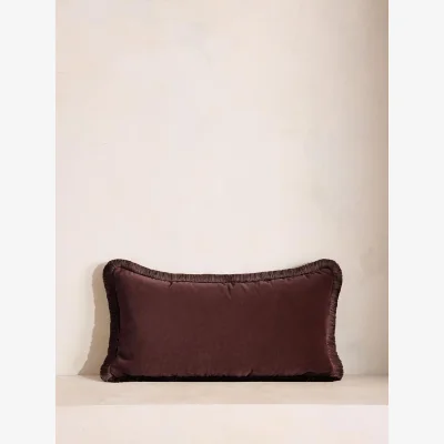 Soho Home Margeaux Oblong Cushion, Aubergine