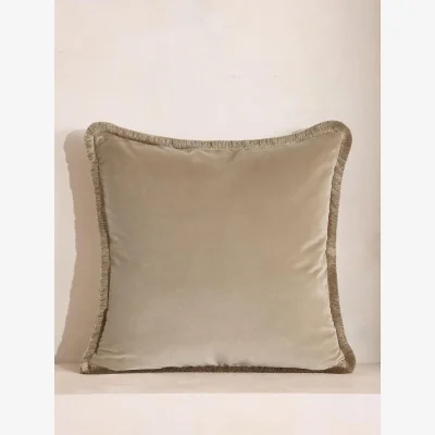 Soho Home Margeaux Large Square Cushion, Oyster, UK