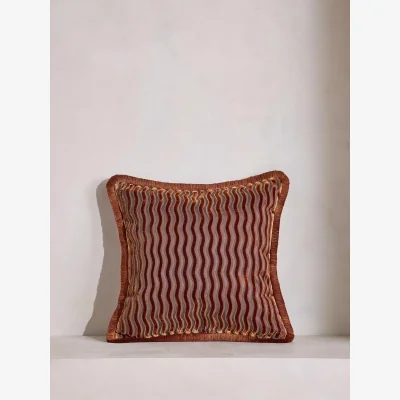 Soho Home Teuser Square Cushion, Rust