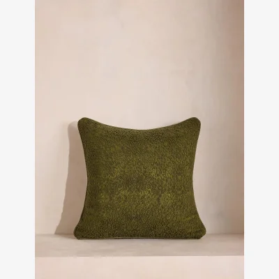 Soho Home Penelope Square Cushion, Moss