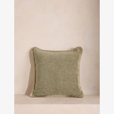 Soho Home Orlaine Square Cushion, Sage