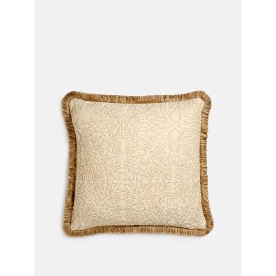 Soho Home Adeline Square Cushion, Cream