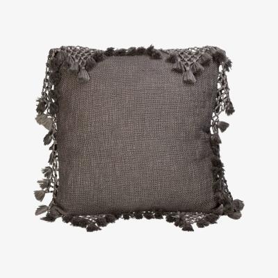 Sazy Drea Square Cushion, Dark Grey, 45x45 cm