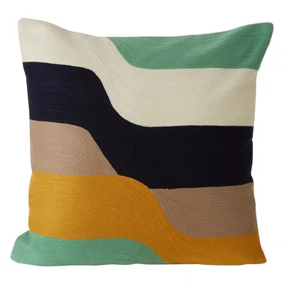 Teddy Beau Teddy's Collection Blythe Ozella Wavy Stripes Cushion
