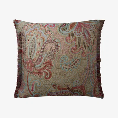 Tobias Oliver de Le Cuona | Dragonfly Cushion With Fringe Sapphire