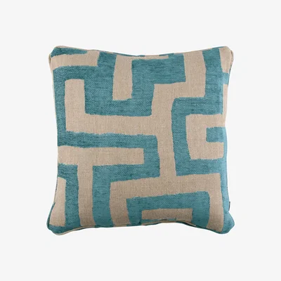Tobias Oliver Zinc Romo I Kuba Cay Cushion | Lagoon 60x60cm