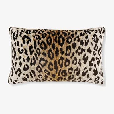 Tobias Oliver ROMO | Temperley London | Mimi Velvet 60cm x 40cm Cushion | Tan