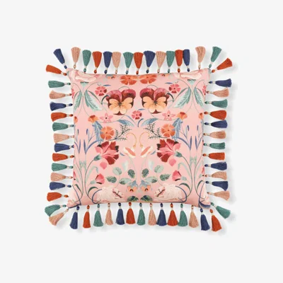 Tobias Oliver ROMO | Temperley London | Bonita 50cm Cushion Chateau Rose