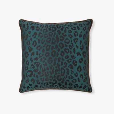 Tobias Oliver ROMO | Temperley London | Saskia 50cm Cushion | Peacock