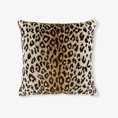 Tobias Oliver ROMO | Temperley London | Mimi Velvet 65cm Cushion | Tan