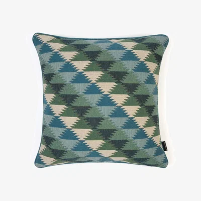 Tobias Oliver Christopher Farr Cloth | Busy Lizzie Cushion | Aqua