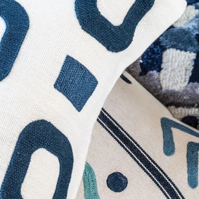 Tobias Oliver William Yeoward | Maakola Cushion | Indigo