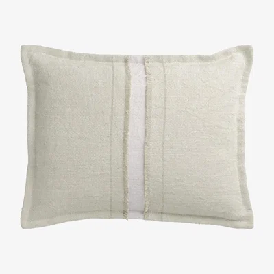 Tobias Oliver de Le Cuona | Haiku Cushion With Fringe Detail Husk